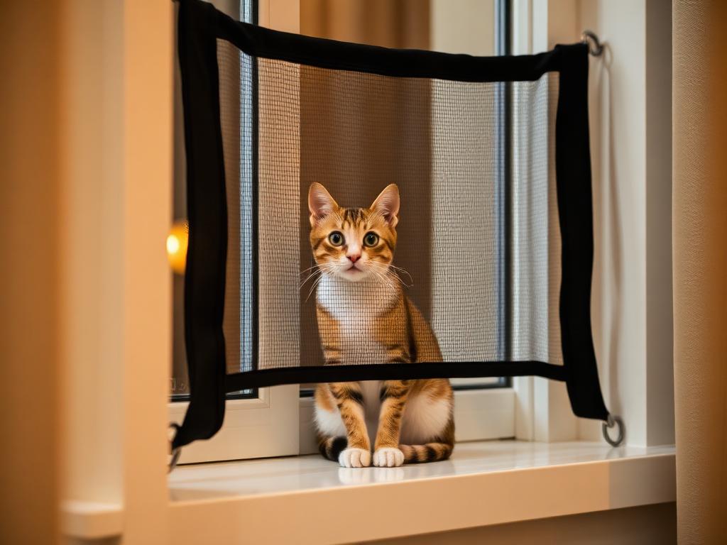 Rede para proteção de gatos