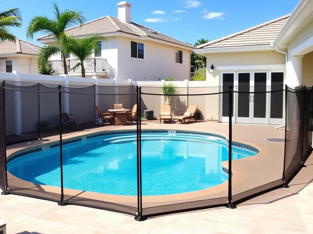 Rede para piscinas